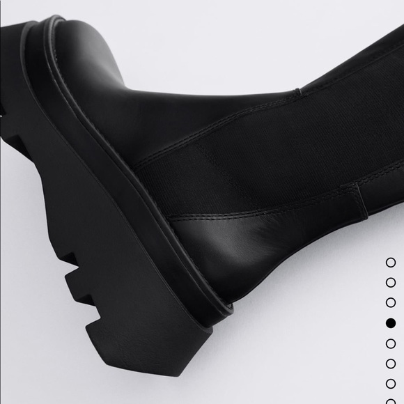 Zara lug sole boots - Picture 4 of 8